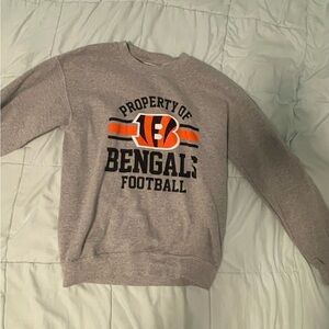 NFL Bengals grey crewneck